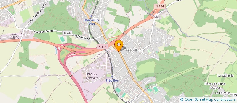localisation de l'entreprise SOCIETE DES GARAGES DE L'AVENIR à FREPILLON