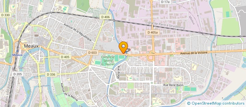 localisation de l'entreprise SOCIETE DES GARAGES METIN à MEAUX