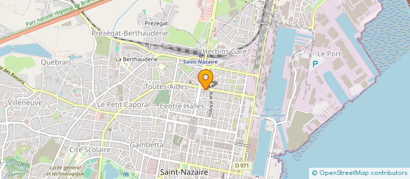 localisation de l'entreprise SOCIETE DES GARAGES MINOT à SAINT-NAZAIRE