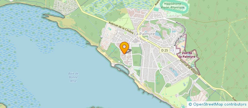 localisation de l'entreprise SOCIETE DES GOLFS DE LA PALMYRE  LES MATHES