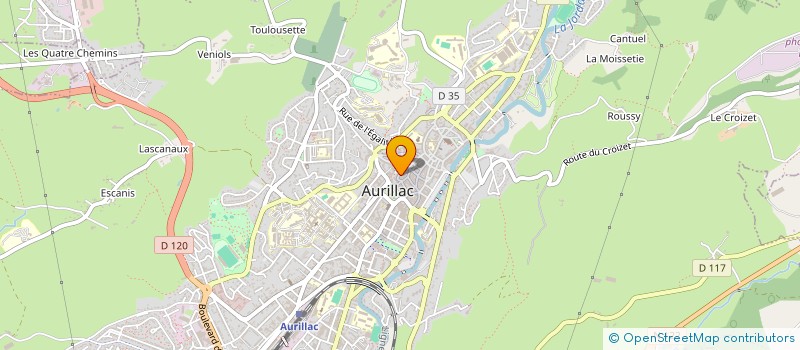 localisation de l'entreprise SOCIETE DES GRANDS BAZARS D'AUVERGNE à AURILLAC