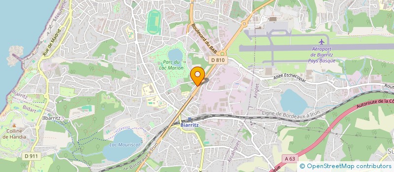 localisation de l'entreprise SOCIETE DES GRANDS HOTELS DE BIARRITZ à BIARRITZ