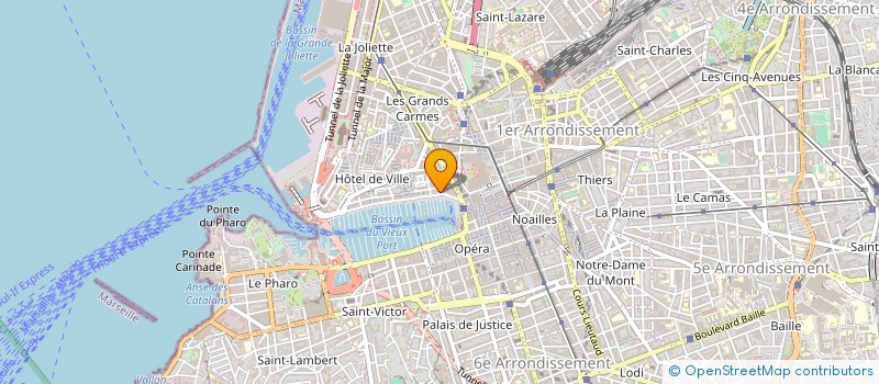 localisation de l'entreprise SOCIETE DES GRANDS HOTELS DU PORT à MARSEILLE