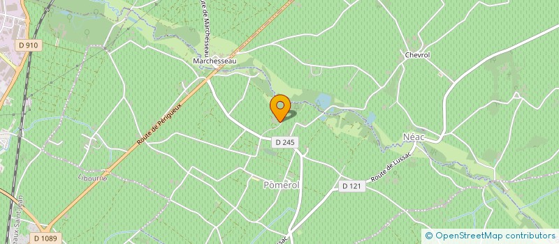 localisation de l'entreprise SOCIETE DES GRANDS VINS DE POMEROL  POMEROL