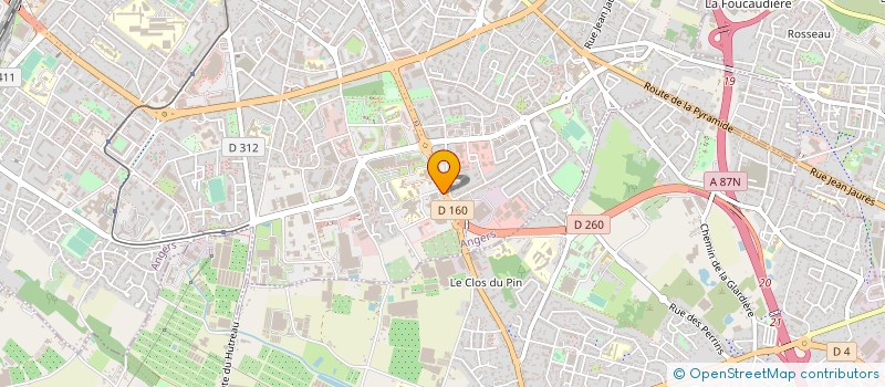 localisation de l'entreprise SOCIETE DES HEPATO-GASTRO-ENTEROLOGUES ANGEVINS à ANGERS