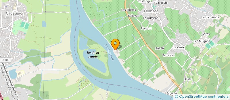 localisation de l'entreprise SOCIETE DES HERITIERS ABEL SUE  QUINSAC