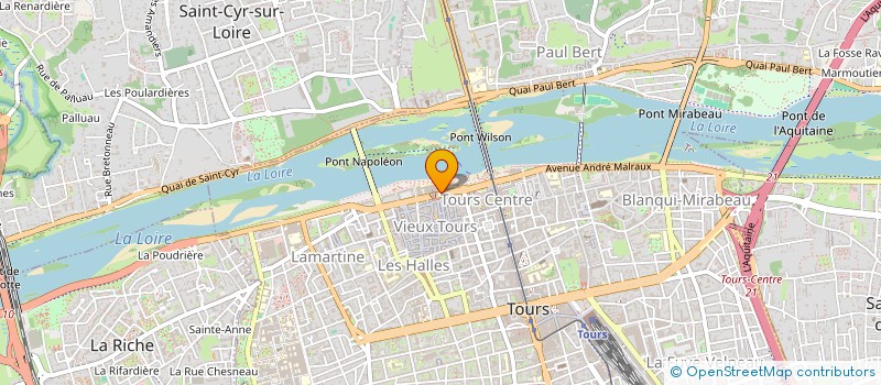 localisation de l'entreprise SOCIETE DES HISTORIENS D'ART DE TOURS à TOURS