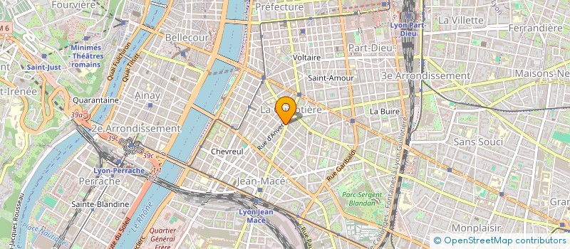 localisation de l'entreprise SOCIETE DES HORIZONS JAZZISTIQUES  LYON