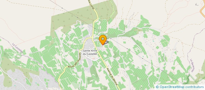 localisation de l'entreprise SOCIETE DES HOTELS DE FRANCE à LE CASTELLET