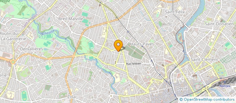 localisation de l'entreprise SOCIETE DES HOTELS LOW COST DE NANTES - SAINT HERBLAIN  SAUTRON