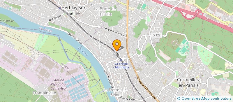 localisation de l'entreprise SOCIETE DES IMPRESSIONS ROY  LA FRETTE-SUR-SEINE