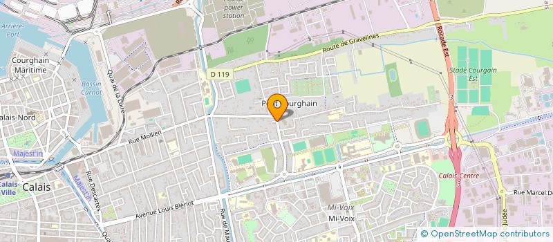 localisation de l'entreprise SOCIETE DES JARDINS OUVRIERS DU FORT NIEULAY à CALAIS