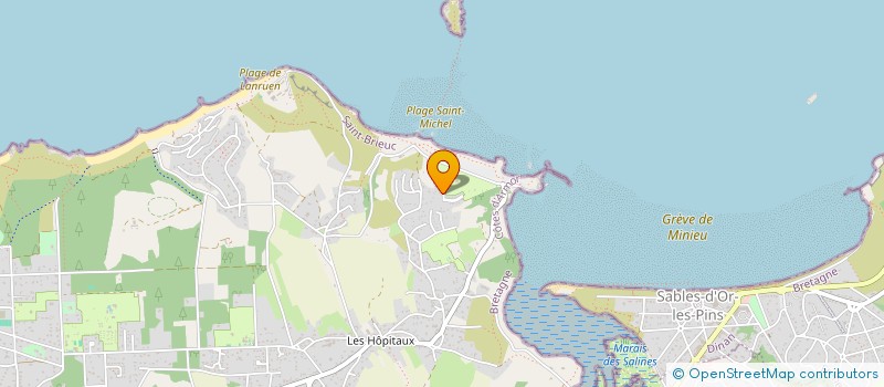 localisation de l'entreprise SOCIETE DES JONCS MARINS  ERQUY