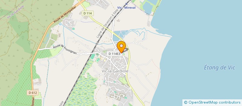 localisation de l'entreprise SOCIETE DES JOUTEURS FRONTIGNANAIS à FRONTIGNAN