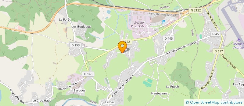 localisation de l'entreprise SOCIETE DES LACS à YTRAC