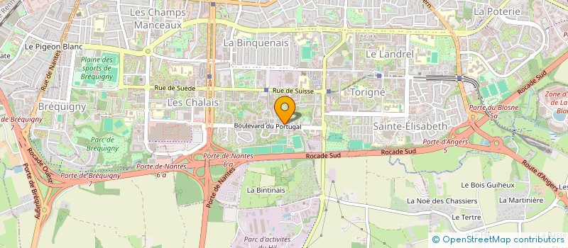 localisation de l'entreprise SOCIETE DES LANGUES NEO LATINES  RENNES