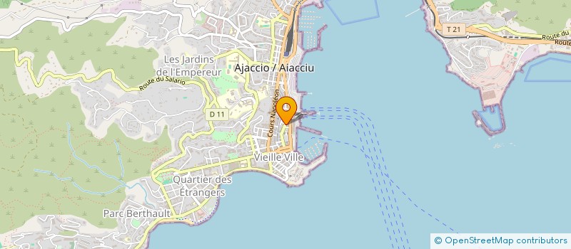 localisation de l'entreprise SOCIETE DES LECTEURS à AJACCIO