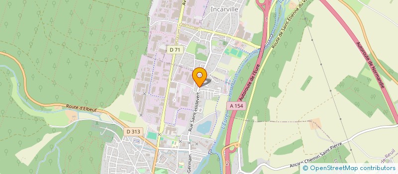 localisation de l'entreprise SOCIETE DES MACONS REUNIS  LOUVIERS