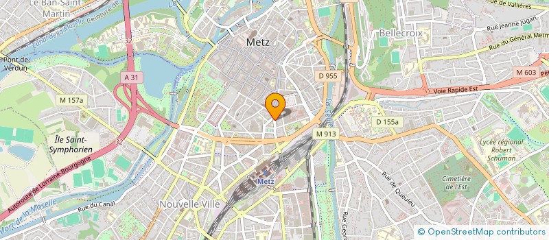 localisation de l'entreprise SOCIETE DES MAGASINS BERTHOLDT à METZ