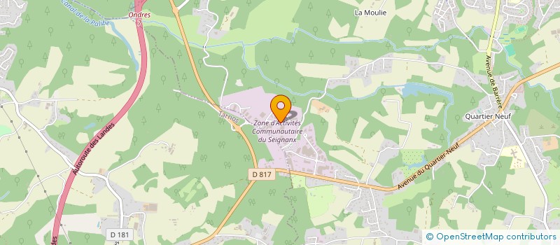 localisation de l'entreprise SOCIETE DES MAGASINS KUFLIK SA  SAINT-MARTIN-DE-SEIGNANX