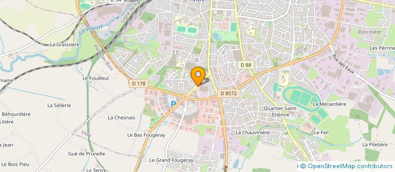 localisation de l'entreprise SOCIETE DES MAGASINS SAINTE-ANNE à VITRE