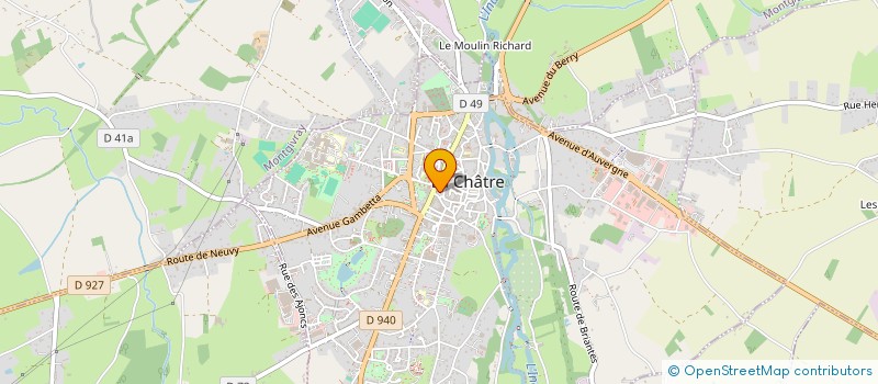 localisation de l'entreprise SOCIETE DES MAITRES SONNEURS à LA CHATRE