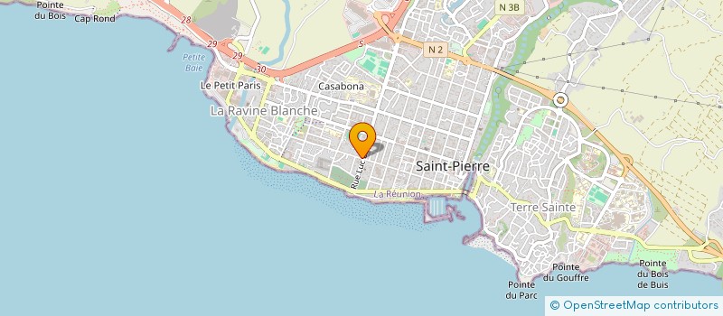 localisation de l'entreprise SOCIETE DES MARAICHERS DU SUD  SAINT-PIERRE