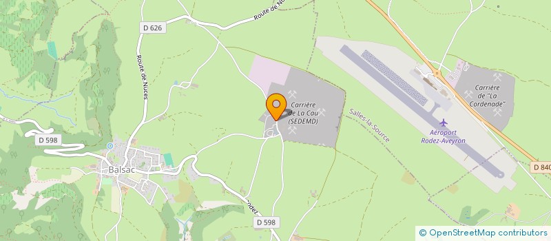 localisation de l'entreprise SOCIETE DES MATERIAUX ENROBES D'AVEYRON à DRUELLE BALSAC
