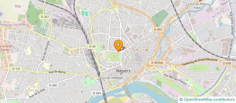 localisation de l'entreprise SOCIETE DES MEILLEURS OUVRIERS DE FRANCE GROUPEMENT DE LA NIEVRE à NEVERS