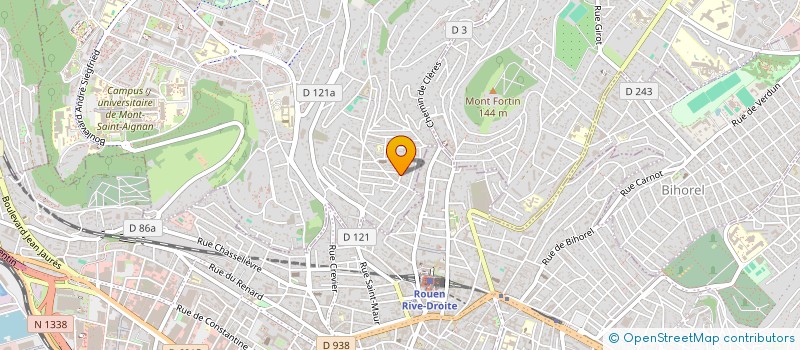 localisation de l'entreprise SOCIETE DES MONTS DE BLOND  MONT-SAINT-AIGNAN