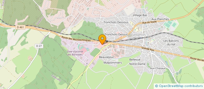 localisation de l'entreprise SOCIETE DES MOULINS D'AVANNE à VALDAHON
