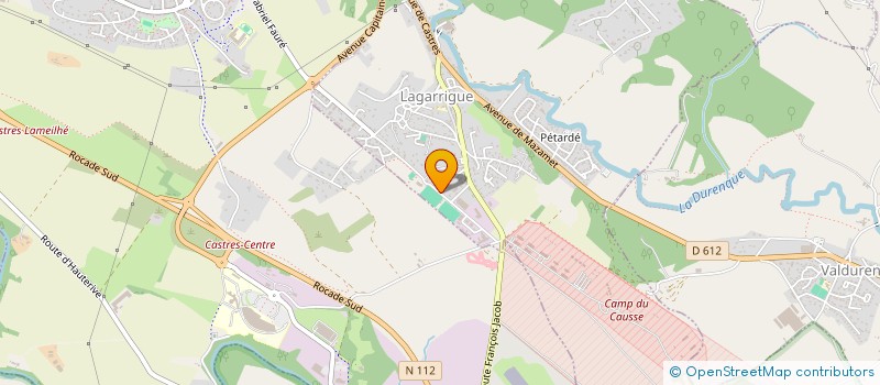 localisation de l'entreprise SOCIETE DES MOULINS DE LACAZE  LAGARRIGUE