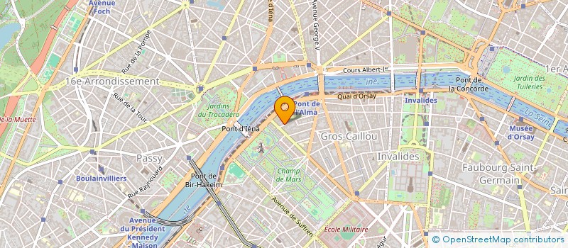 localisation de l'entreprise SOCIETE DES OCEANISTES  PARIS