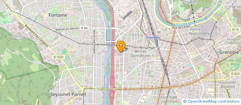 localisation de l'entreprise SOCIETE DES OURSONS ARDECHOIS  GRENOBLE