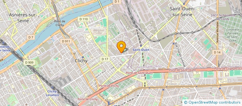 localisation de l'entreprise SOCIETE DES PEINTRES EN BATIMENT 92 à CLICHY
