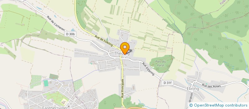 localisation de l'entreprise SOCIETE DES PENSIONNAIRES DE THEDING  THEDING