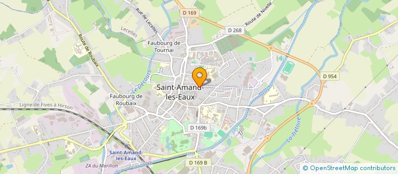 localisation de l'entreprise SOCIETE DES PHOTOGRAPHES INDEPENDANTS  SAINT-AMAND-LES-EAUX