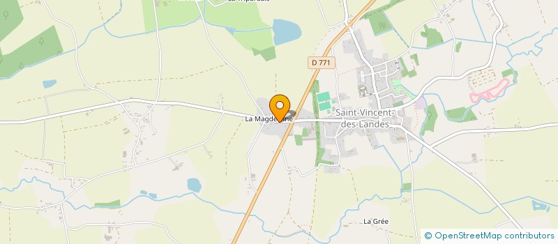 localisation de l'entreprise SOCIETE DES PINS  SAINT-VINCENT-DES-LANDES