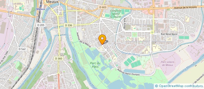 localisation de l'entreprise SOCIETE DES POMPES FUNEBRES RDMS à MEAUX