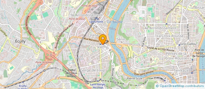 localisation de l'entreprise SOCIETE DES PRESSINGS DDT à LYON
