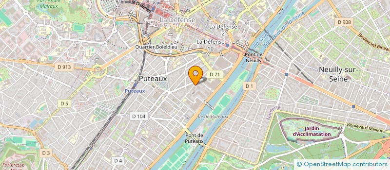 localisation de l'entreprise SOCIETE DES PRODUITS BERTRAND à PUTEAUX