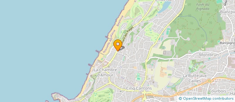 localisation de l'entreprise SOCIETE DES PRODUITS BITUMEUX D'AQUITAINE  ANGLET