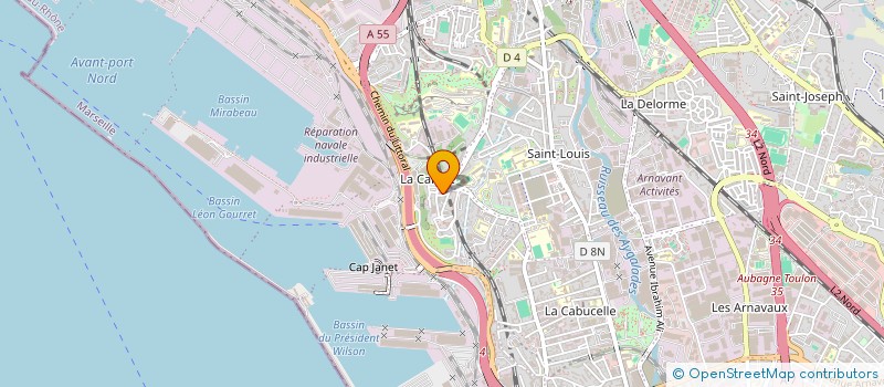 localisation de l'entreprise SOCIETE DES PRODUITS BONHOME à MARSEILLE