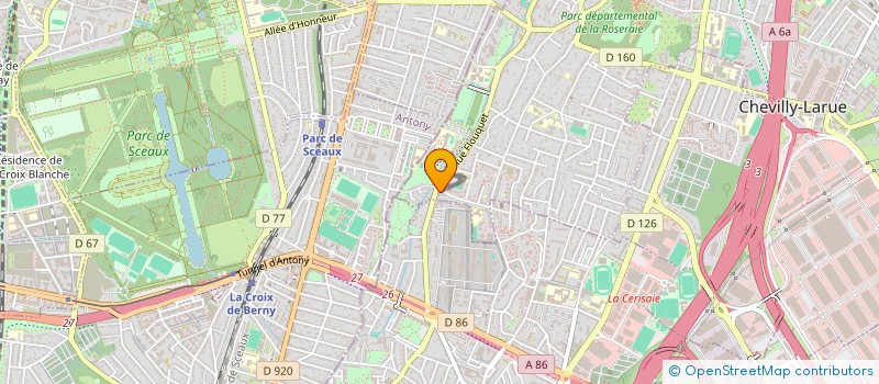 localisation de l'entreprise SOCIETE DES PRODUITS DU JARDIN  L'HAY-LES-ROSES