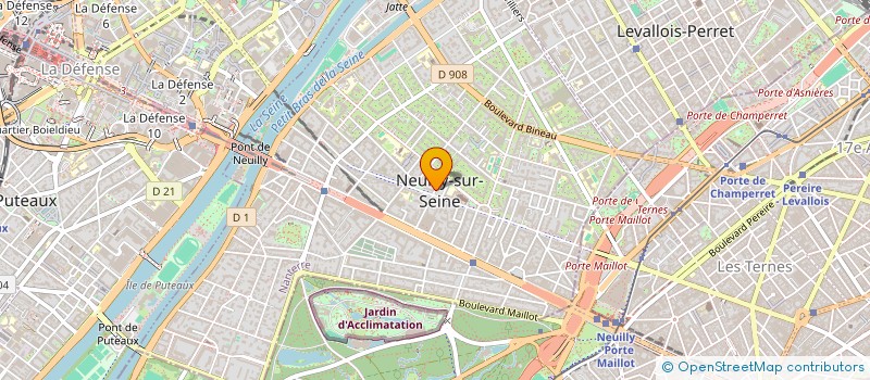 localisation de l'entreprise SOCIETE DES PROFESSEURS DES FACULTES DE DROITS à NEUILLY-SUR-SEINE