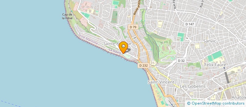 localisation de l'entreprise SOCIETE DES REGATES à SAINTE-ADRESSE