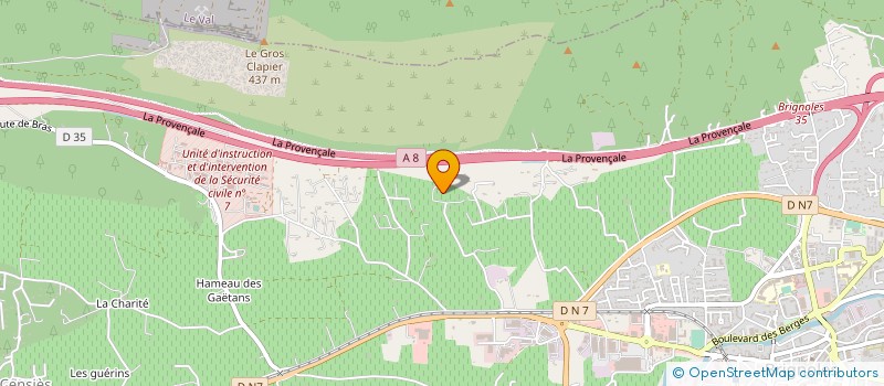 localisation de l'entreprise SOCIETE DES RELAIS AUTOROUTIERS DU VAR à BRIGNOLES