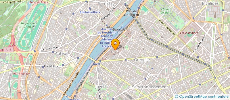 localisation de l'entreprise SOCIETE DES RESTAURANTS FRANCAIS  PARIS