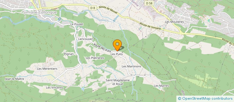 localisation de l'entreprise SOCIETE DES SAVEURS CONVIVIALES  SIMIANE-COLLONGUE