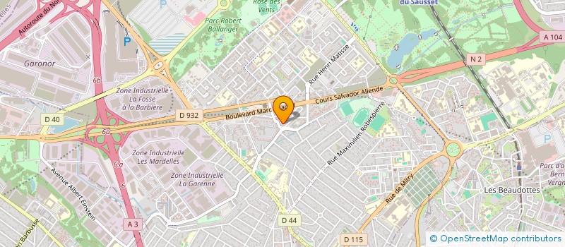 localisation de l'entreprise SOCIETE DES SERVICES ET EDITIONS à AULNAY-SOUS-BOIS